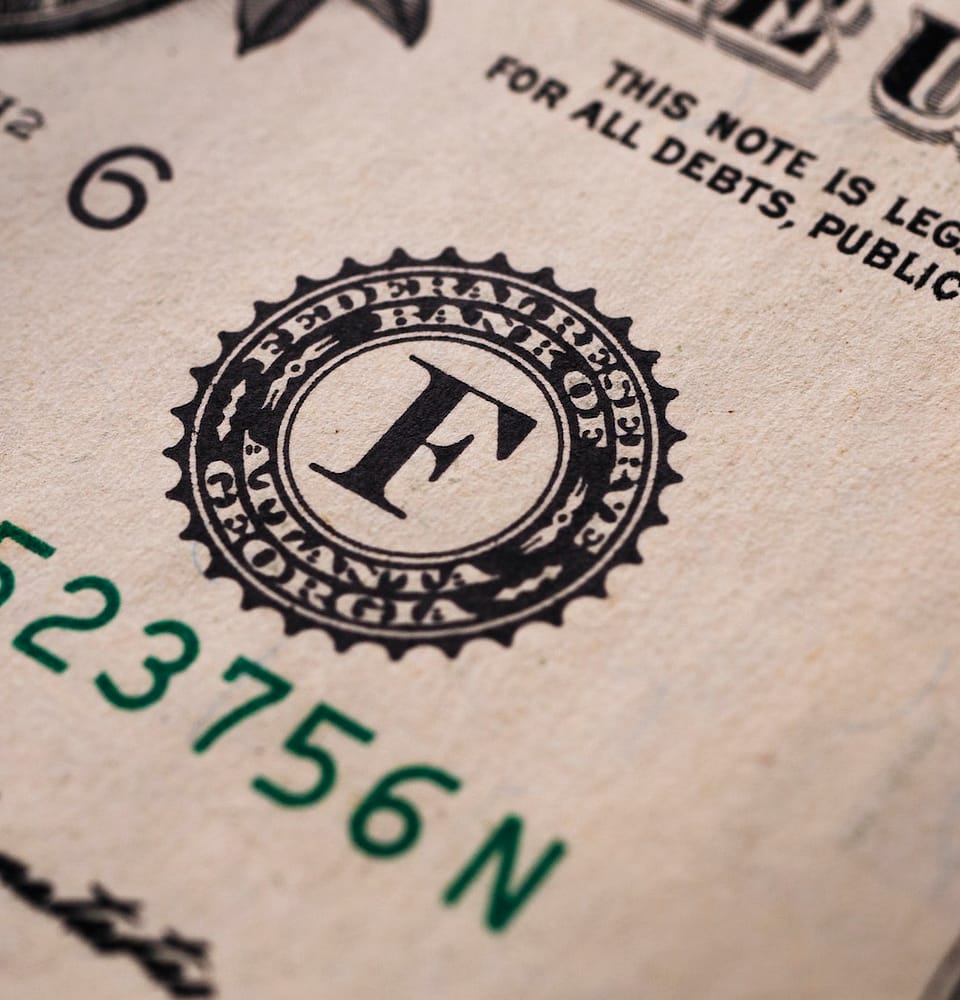 Close up of Us Dollar